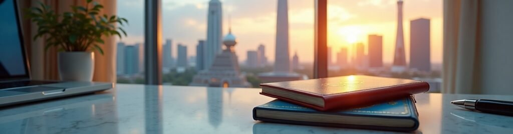 صورة سفر ووثائق مرتبطة بخدمة كازاخستان