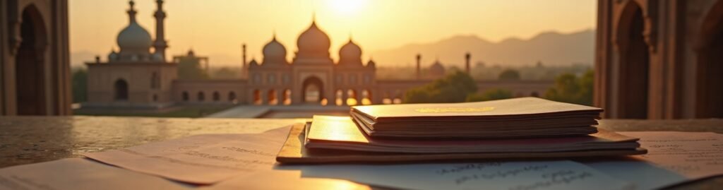 صورة سفر ووثائق مرتبطة بخدمة باكستان